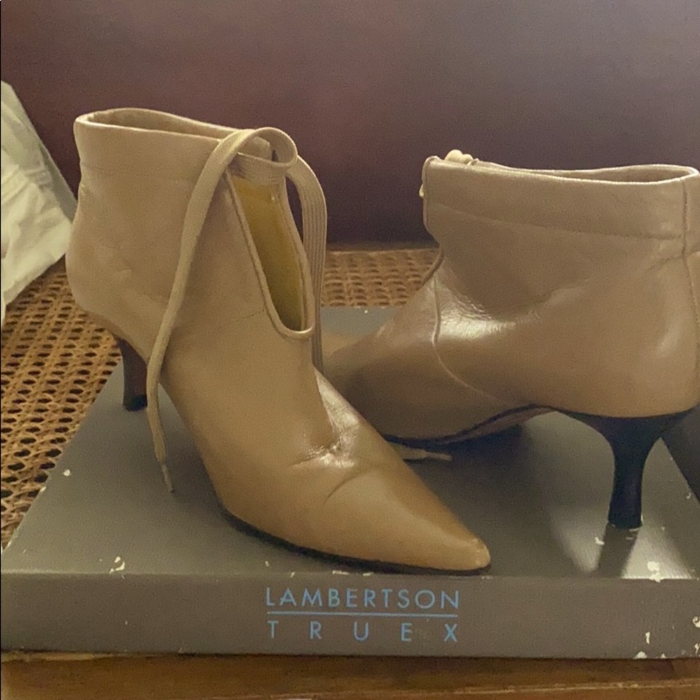 Lambertson Truex Camel Ankle Boots